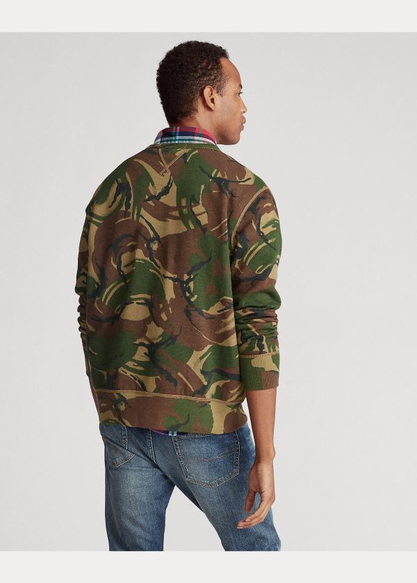 Ralph Lauren Polo Camo Fleece Sweatshirt Maskáčové | i0XBxpnU