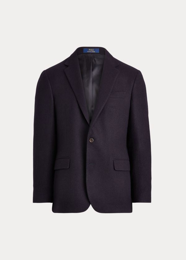 Ralph Lauren Polo Cashmere Sportovní Coat Tmavě Blankyt | 3hzeNRay