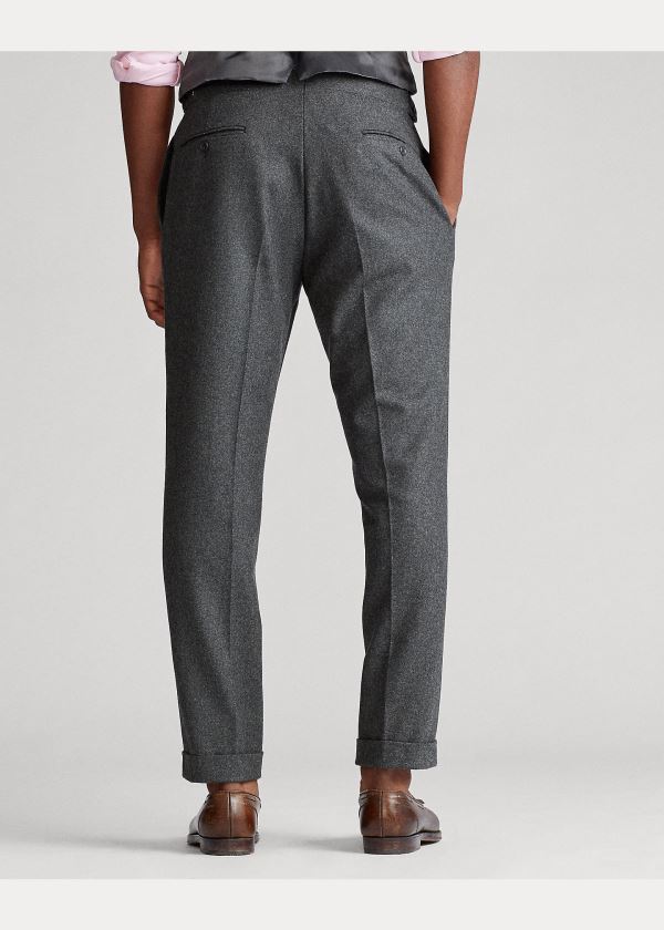 Ralph Lauren Polo Flannel 3-Piece Suit Šedé | ZbPwQSy6