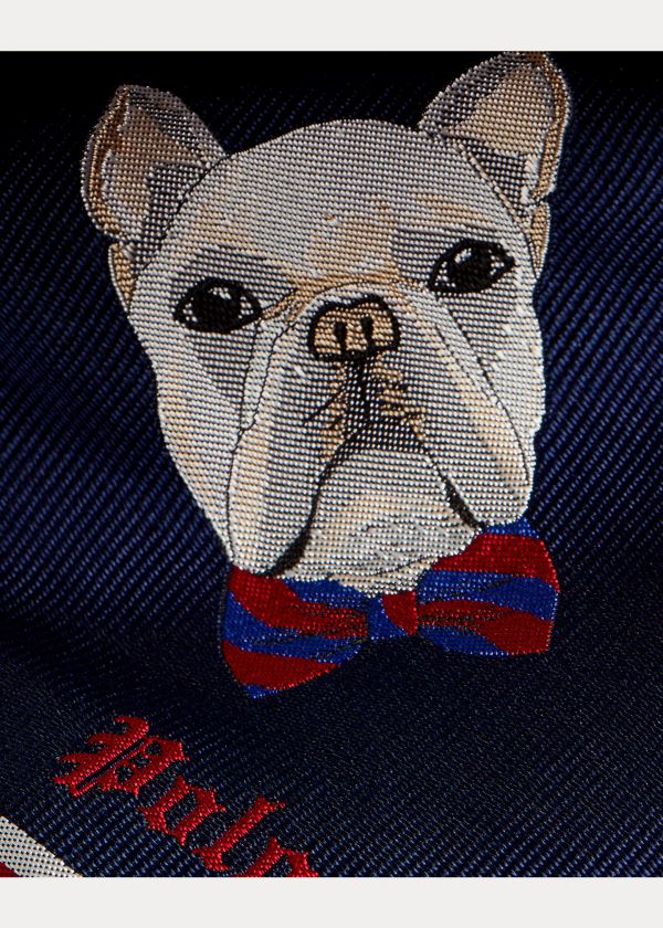 Ralph Lauren Polo Frenchie Silk Tie Tmavě Blankyt | eYOKL72V