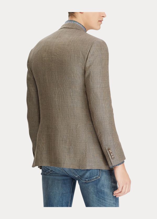 Ralph Lauren Polo Glen Plaid Suit Jacket Hnědé | thKHRyDF
