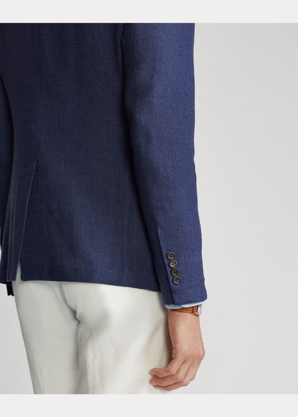 Ralph Lauren Polo Soft Tweed Sportovní Coat Indigo Blankyt | sUN47D4m