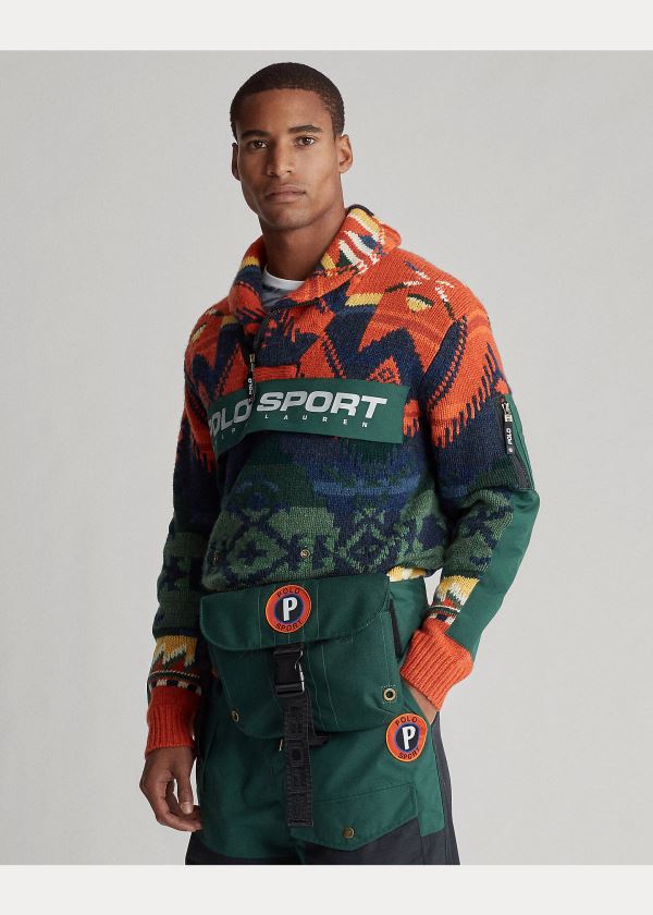 Ralph Lauren Polo Sportovní 2-in-1 Svetrové Červené Viacfarebný | 1EJmKbt4