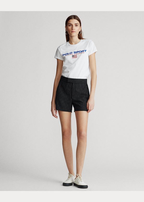 Ralph Lauren Polo Sportovní Crewneck Tee Bílé | lGPrBNqj
