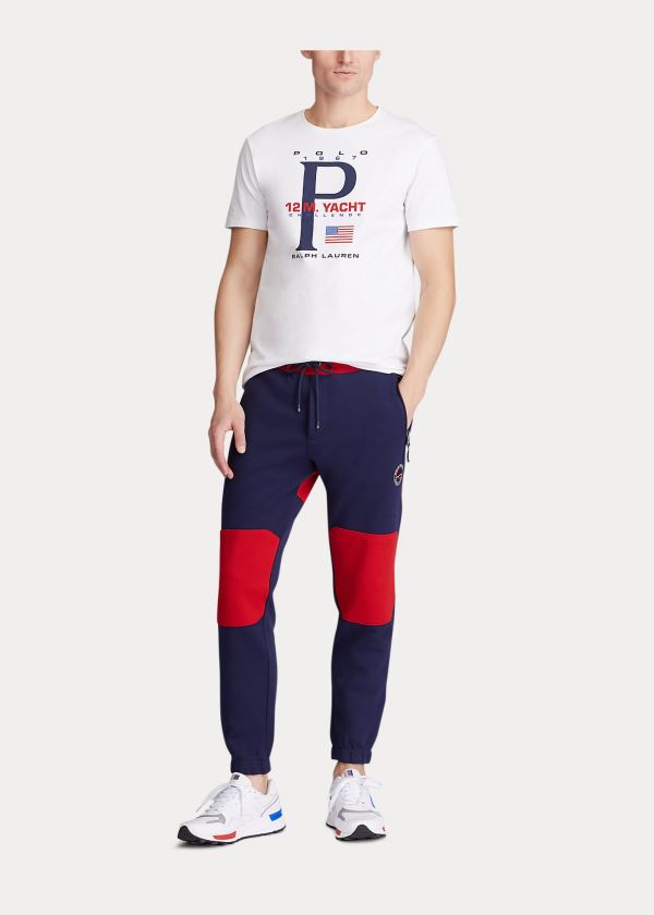 Ralph Lauren Polo Sportovní Double-Knit Jogger Tmavě Blankyt Viacfarebný | 1wIELRat