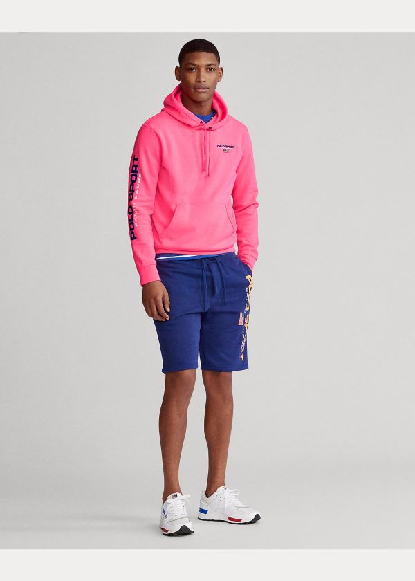 Ralph Lauren Polo Sportovní Fleece Hoodie Růžové | 0EsVzPiP
