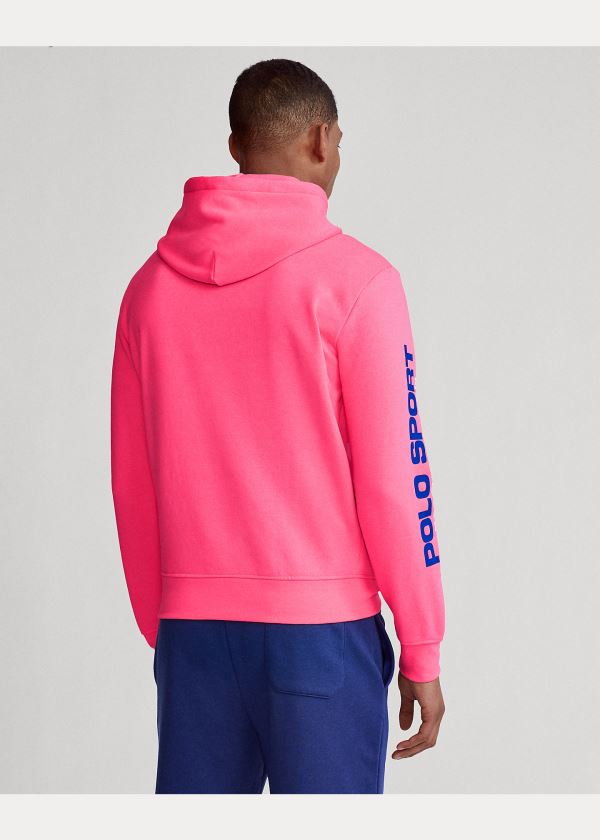 Ralph Lauren Polo Sportovní Fleece Hoodie Růžové | 0EsVzPiP