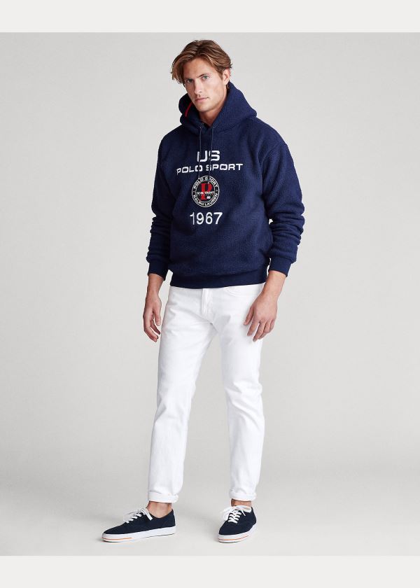 Ralph Lauren Polo Sportovní Fleece Hoodie Tmavě Blankyt | 0IwuTTqH