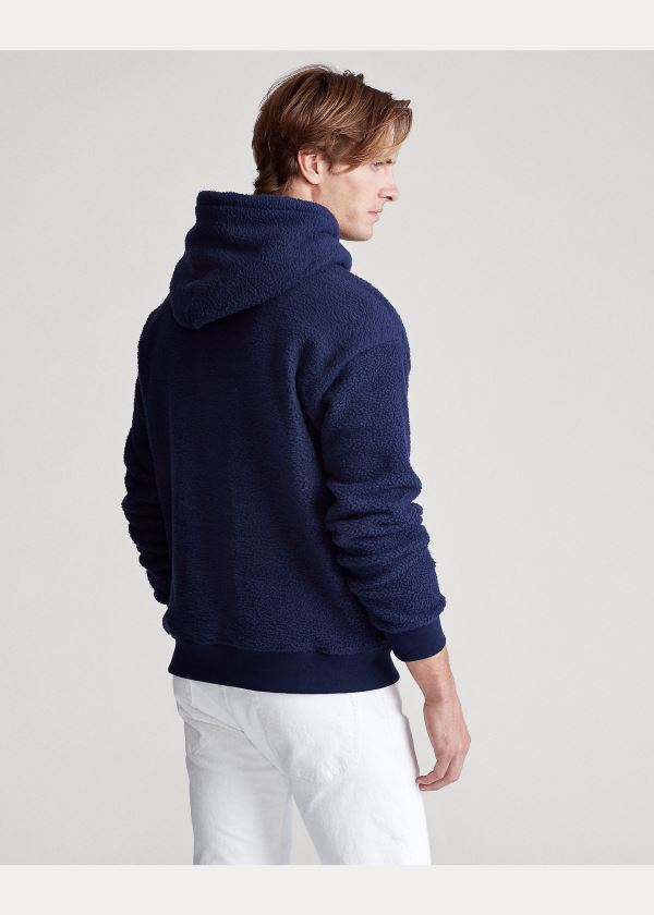 Ralph Lauren Polo Sportovní Fleece Hoodie Tmavě Blankyt | 0IwuTTqH