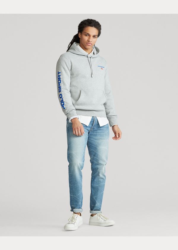 Ralph Lauren Polo Sportovní Fleece Hoodie Šedé | F8qCrC0F