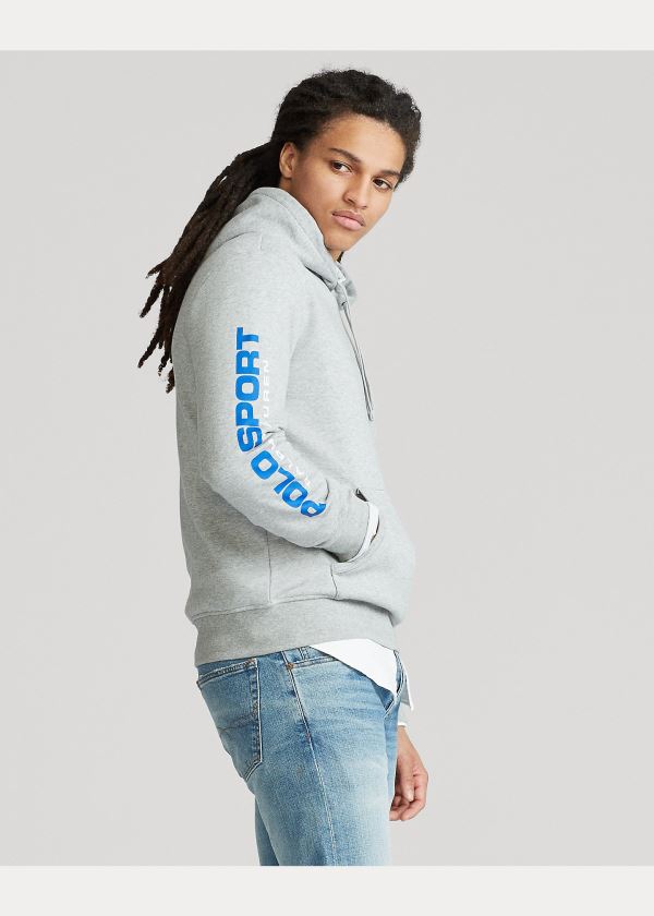 Ralph Lauren Polo Sportovní Fleece Hoodie Šedé | F8qCrC0F