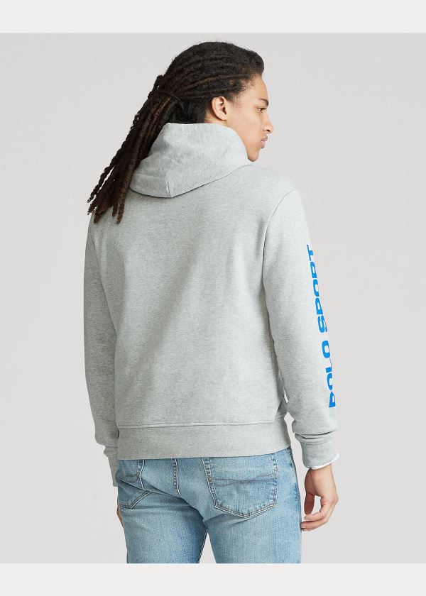 Ralph Lauren Polo Sportovní Fleece Hoodie Šedé | F8qCrC0F