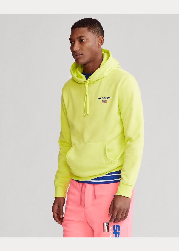 Ralph Lauren Polo Sportovní Fleece Hoodie Světle Zelene | JwcUc6KG