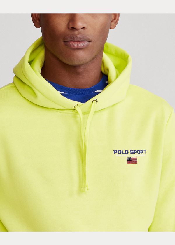 Ralph Lauren Polo Sportovní Fleece Hoodie Světle Zelene | JwcUc6KG