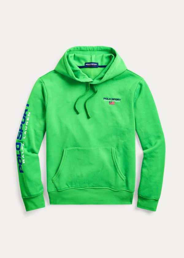 Ralph Lauren Polo Sportovní Fleece Hoodie Zelene | YFd0icD5