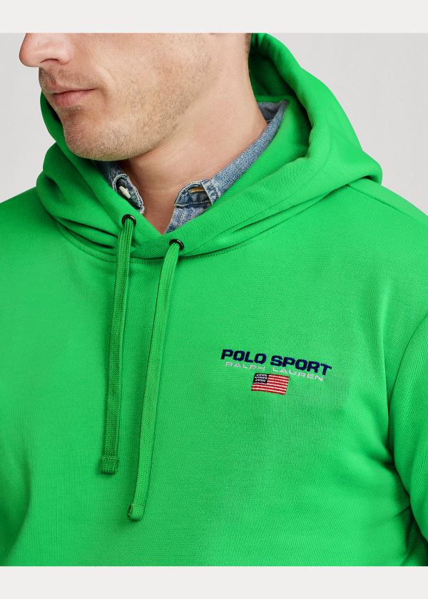 Ralph Lauren Polo Sportovní Fleece Hoodie Zelene | YFd0icD5