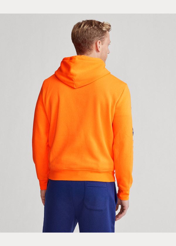 Ralph Lauren Polo Sportovní Fleece Hoodie Oranžové | q54UToSh