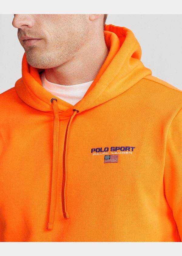 Ralph Lauren Polo Sportovní Fleece Hoodie Oranžové | q54UToSh
