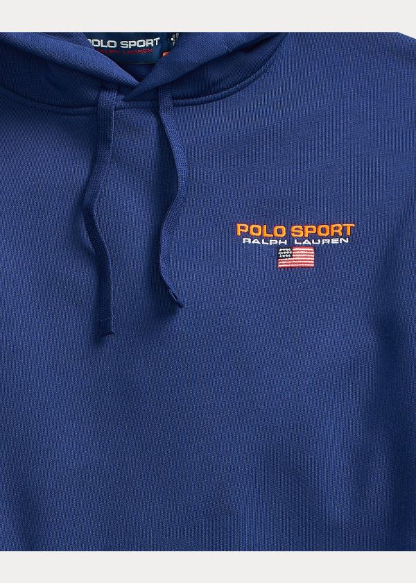 Ralph Lauren Polo Sportovní Fleece Hoodie Královská Modrá Blankyt | rF94d2WR