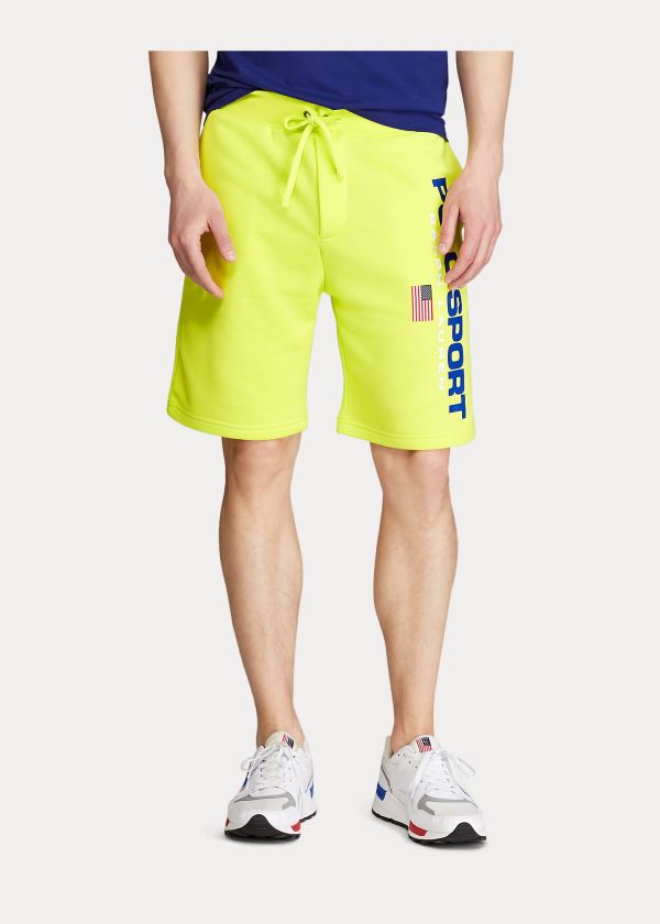 Ralph Lauren Polo Sportovní Fleece Krátké Světle Zelene | B7b2hvzJ