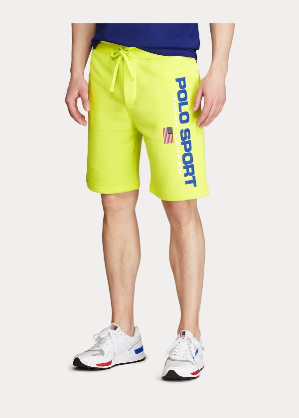 Ralph Lauren Polo Sportovní Fleece Krátké Světle Zelene | B7b2hvzJ
