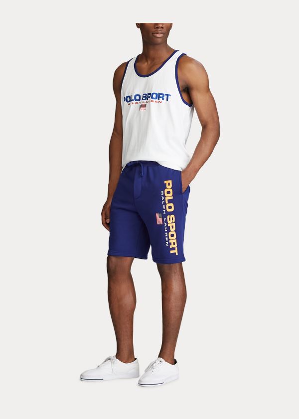 Ralph Lauren Polo Sportovní Fleece Krátké Královská Modrá Blankyt | GLDI9L5N