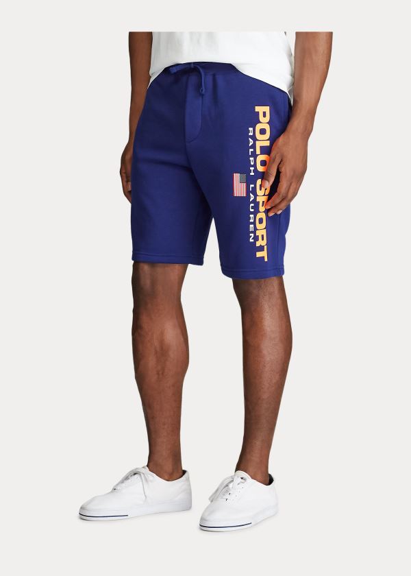 Ralph Lauren Polo Sportovní Fleece Krátké Královská Modrá Blankyt | GLDI9L5N