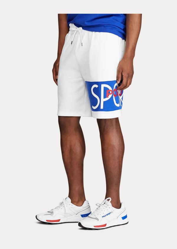 Ralph Lauren Polo Sportovní Fleece Krátké Bílé | b9Vow8Kv