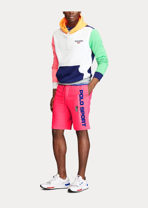 Ralph Lauren Polo Sportovní Fleece Krátké Růžové | vc8IgaA1