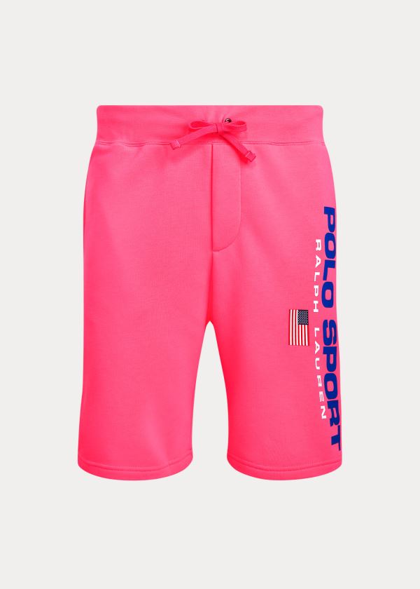 Ralph Lauren Polo Sportovní Fleece Krátké Růžové | vc8IgaA1