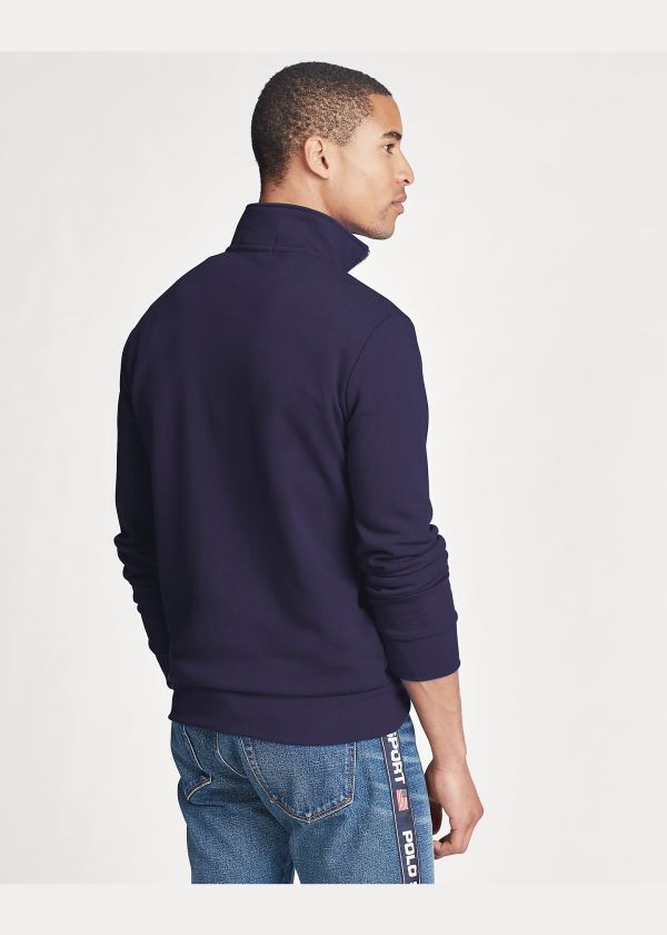 Ralph Lauren Polo Sportovní Fleece Sweatshirt Tmavě Blankyt | gHAHIQEc