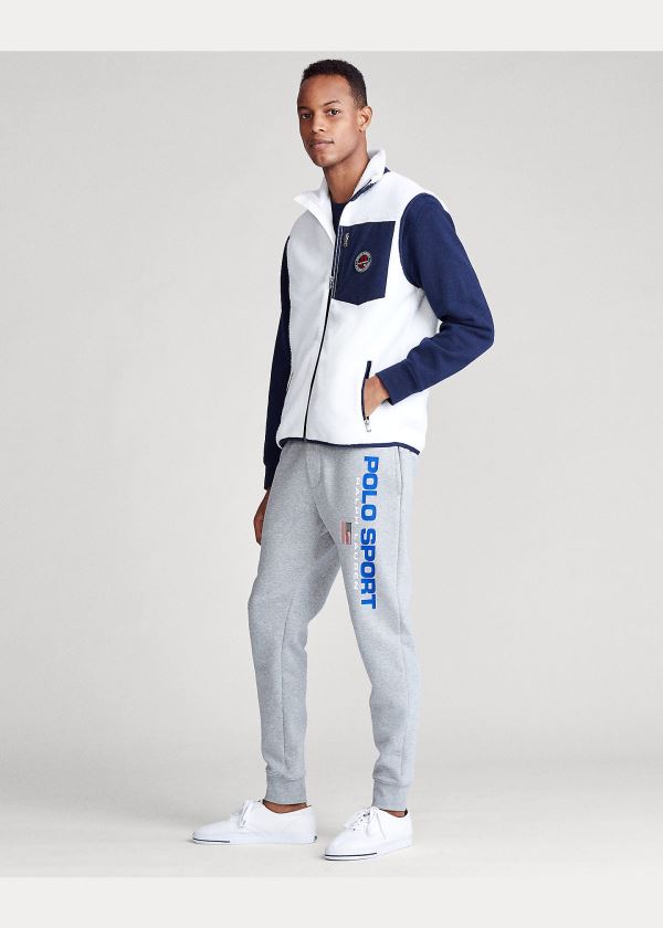 Ralph Lauren Polo Sportovní Fleece Vest Bílé Viacfarebný | Eqzwo8Mr