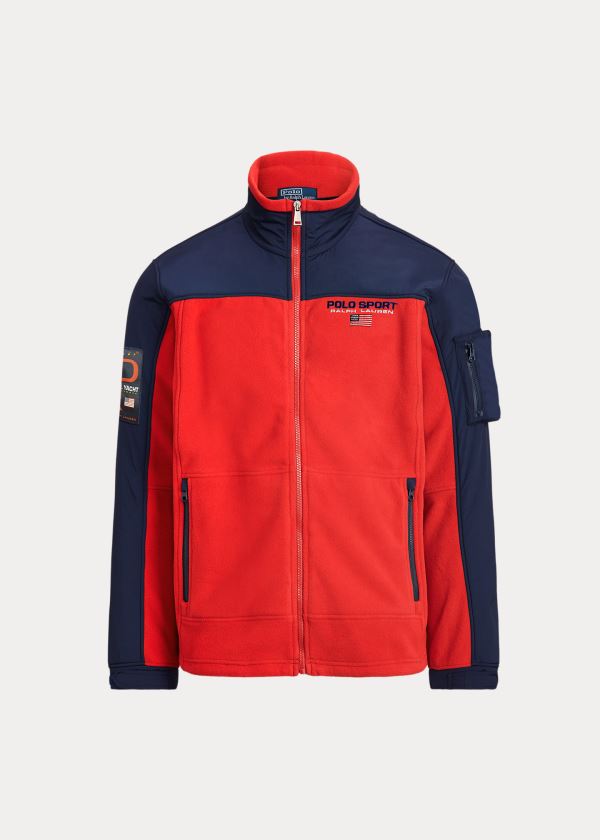 Ralph Lauren Polo Sportovní Hybridní Jacket Červené Tmavě Blankyt | pyNgqO3X
