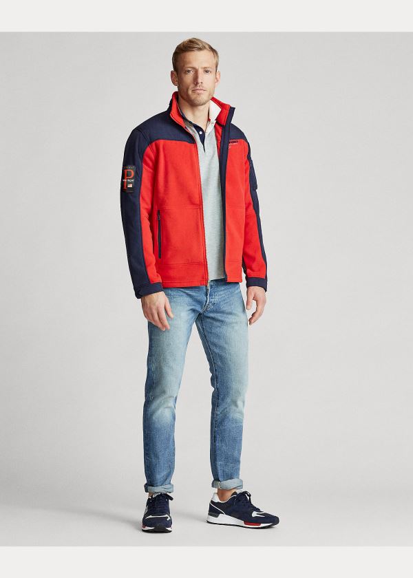 Ralph Lauren Polo Sportovní Hybridní Jacket Červené Tmavě Blankyt | pyNgqO3X