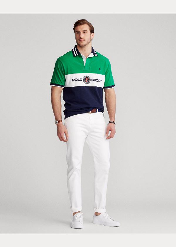 Ralph Lauren Polo Sportovní Mesh Polo Shirt Zelene Viacfarebný | xjhf5ZSS