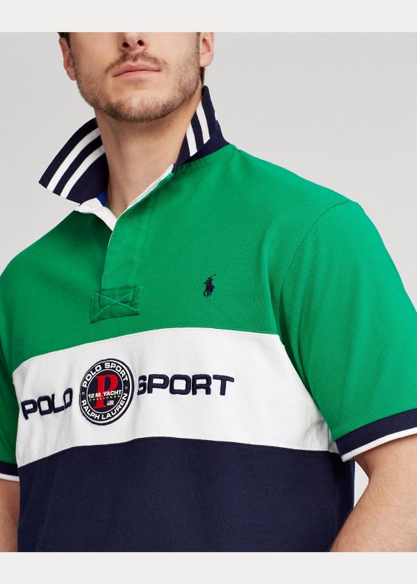 Ralph Lauren Polo Sportovní Mesh Polo Shirt Zelene Viacfarebný | xjhf5ZSS