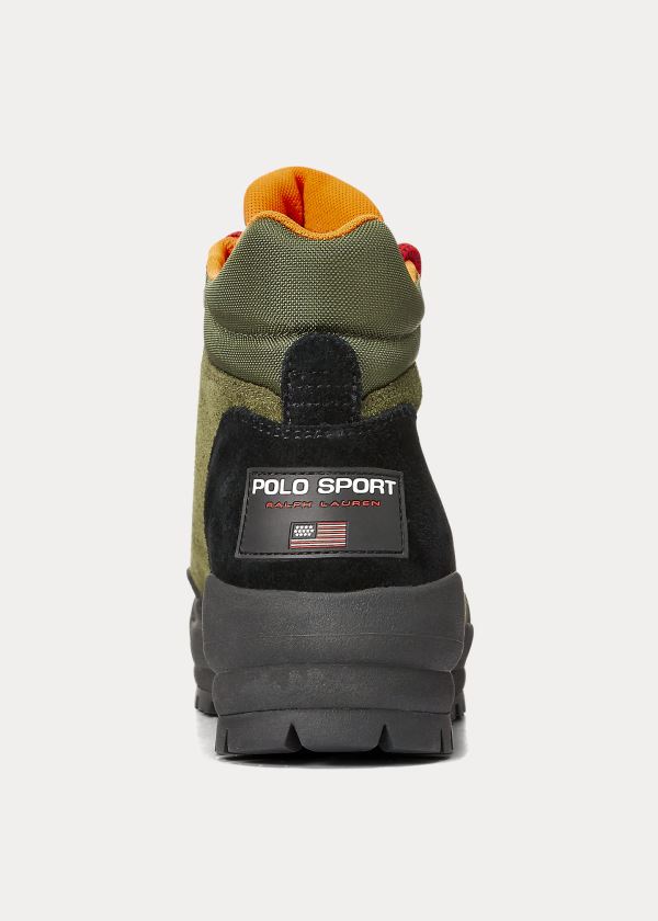 Ralph Lauren Polo Sportovní Mountain Sneakers Zelene | OYveeZTW