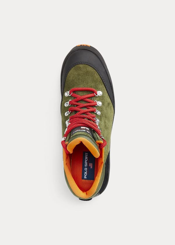 Ralph Lauren Polo Sportovní Mountain Sneakers Zelene | OYveeZTW