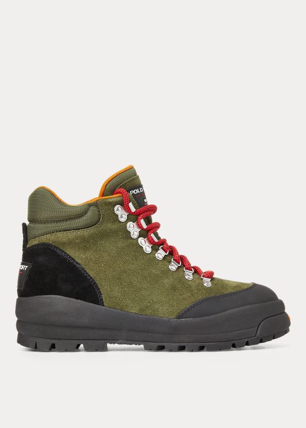 Ralph Lauren Polo Sportovní Mountain Sneakers Zelene | OYveeZTW