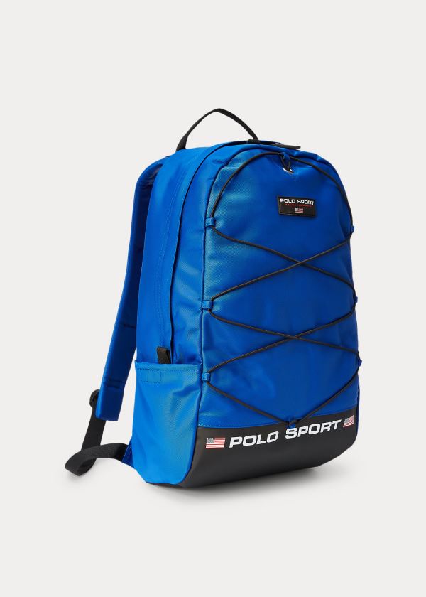 Ralph Lauren Polo Sportovní Nylon Backpack Královská Modrá Blankyt | 4xRM9X28