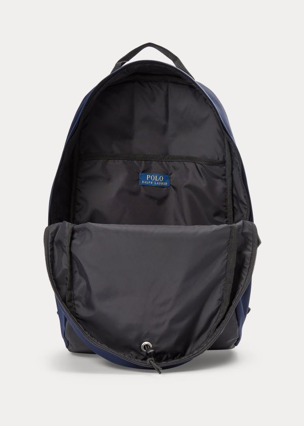 Ralph Lauren Polo Sportovní Nylon Backpack Tmavě Blankyt | US2ZMlha