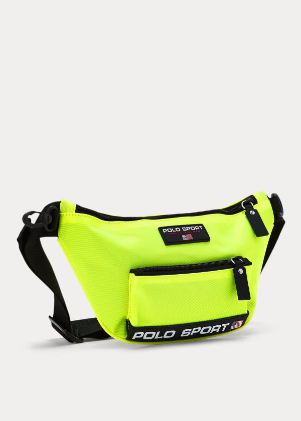 Ralph Lauren Polo Sportovní Nylon Pasem Pack Žluté | CaIFPV7p