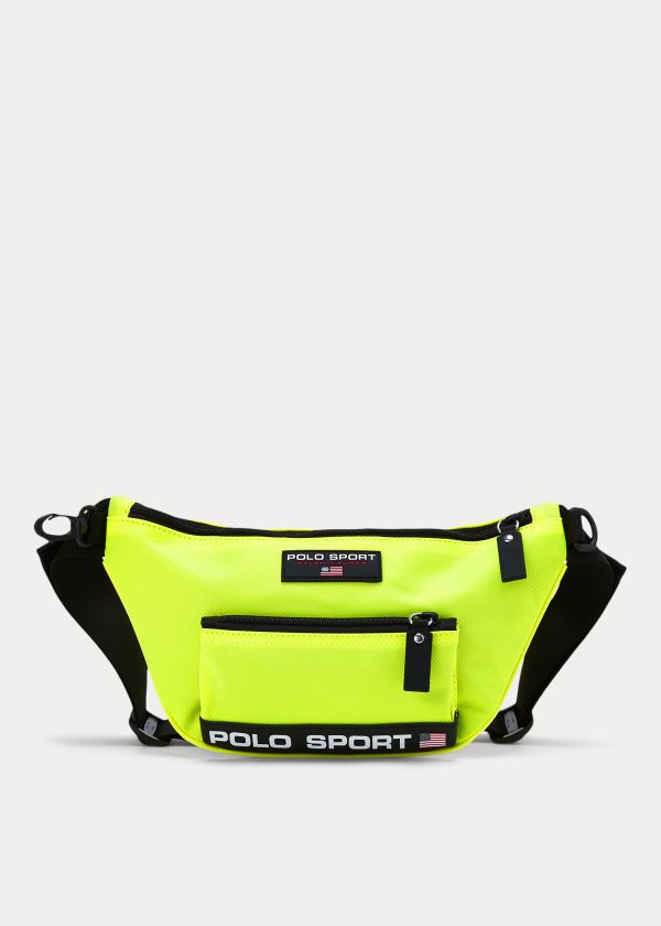 Ralph Lauren Polo Sportovní Nylon Pasem Pack Žluté | CaIFPV7p