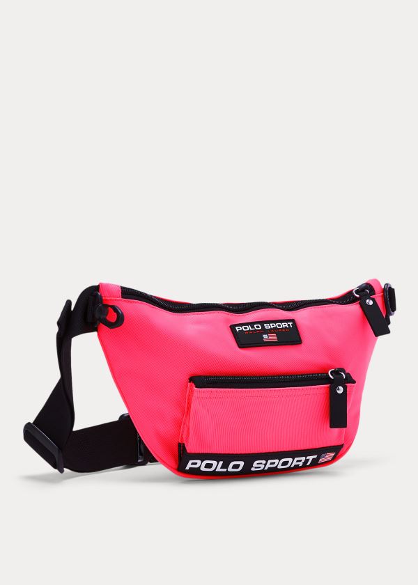 Ralph Lauren Polo Sportovní Nylon Pasem Pack Růžové | cLtg1F2O