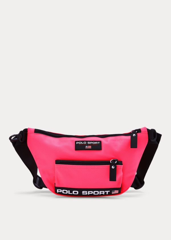 Ralph Lauren Polo Sportovní Nylon Pasem Pack Růžové | cLtg1F2O