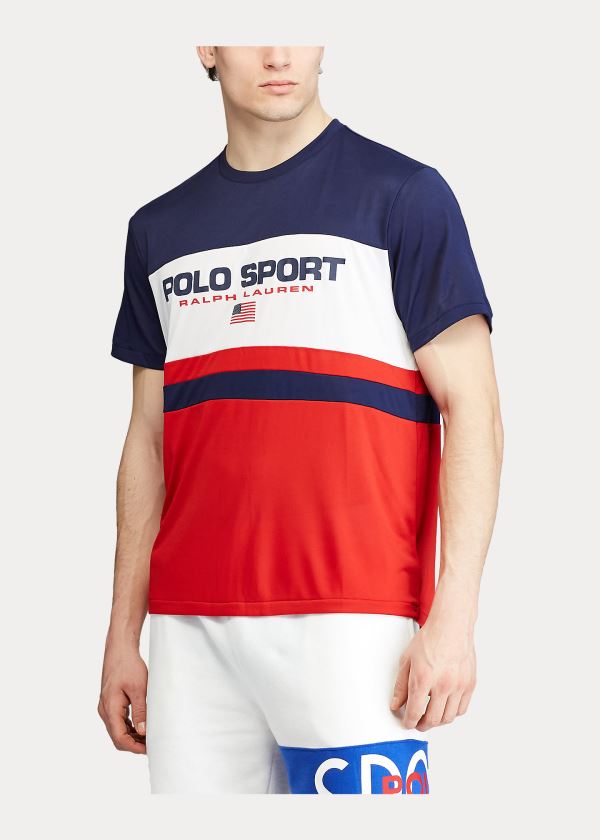 Ralph Lauren Polo Sportovní Performance T-Shirt Červené Viacfarebný | vm89Rlej