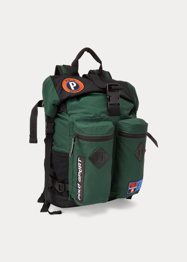 Ralph Lauren Polo Sportovní Roll-Top Backpack Zelene Černé | iCP8XZqz
