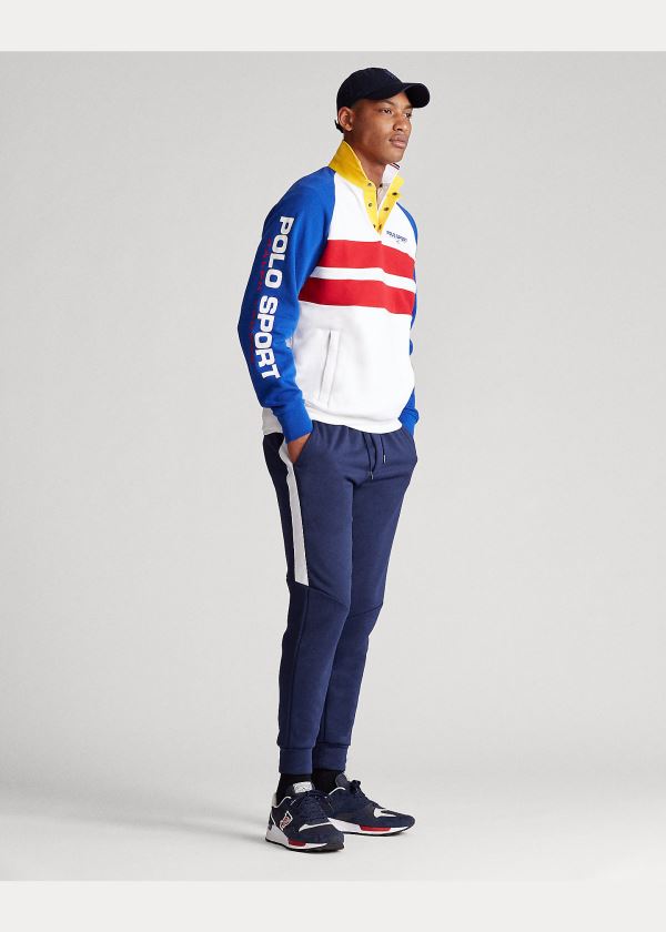 Ralph Lauren Polo Sportovní Rugby Sweatshirt Bílé Viacfarebný | KiBHjGV6