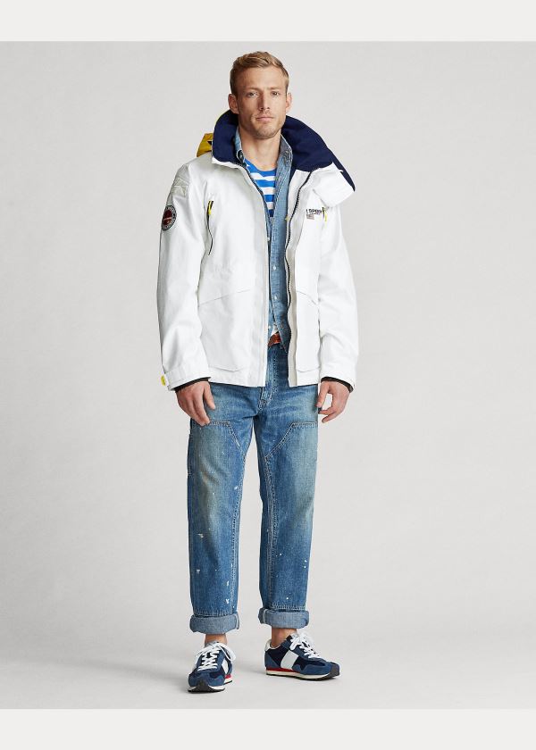 Ralph Lauren Polo Sportovní S Kapucí Jacket Bílé | Q2rNF1nk