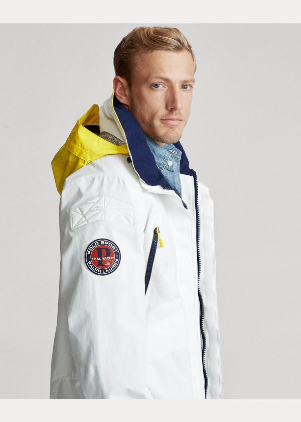 Ralph Lauren Polo Sportovní S Kapucí Jacket Bílé | Q2rNF1nk